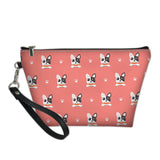 Boston Terrier Print Makeup Bag Lightweight Toiletries Organizer