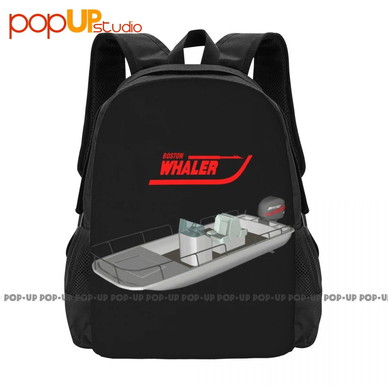 Boston Whaler 3D Backpack Large Capacity Foldable Shopping Bag