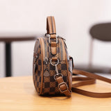 Women's Leather Crossbody Bag Casual Tote Bag
