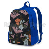 Botanical-Moths & Night Flowers Hiking Backpack