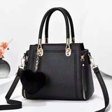 High-End Lychee Grain PU Leather Women's Handbag