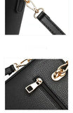 High-End Lychee Grain PU Leather Women's Handbag
