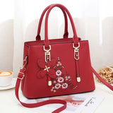 Embroidered One-shoulder Messenger Bag for Women