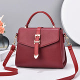 Fashion Women's Small Square Bag Soft Leather All-match Shoulder Bag