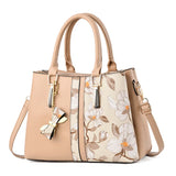 Embroidered Large-capacity Shoulder Bag