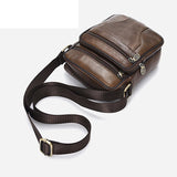 Men's Leather Business Bag Shoulder Purse Messenger Crossbody