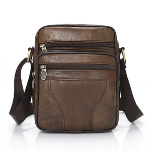 Men's Leather Business Bag Shoulder Purse Messenger Crossbody