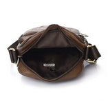 Men's Leather Business Bag Shoulder Purse Messenger Crossbody