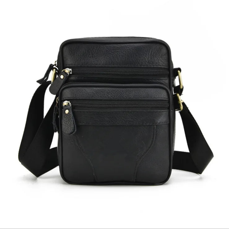 Men's Leather Business Bag Shoulder Purse Messenger Crossbody