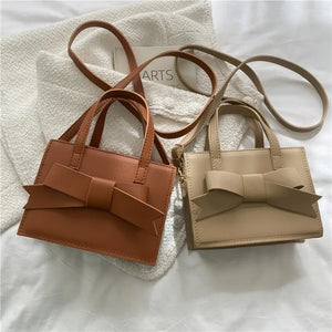 Small Square Bag Messenger Bags for Women Vintage Pu Leather Ladies Shoulder Bag