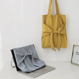One Shoulder Women's Bag Japanese Canvas Large Capacity Shopping Bag