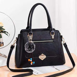 Bow Pendant Women Satchel Shoulder Bag Leather Tote Bag Ladies Hand Bags