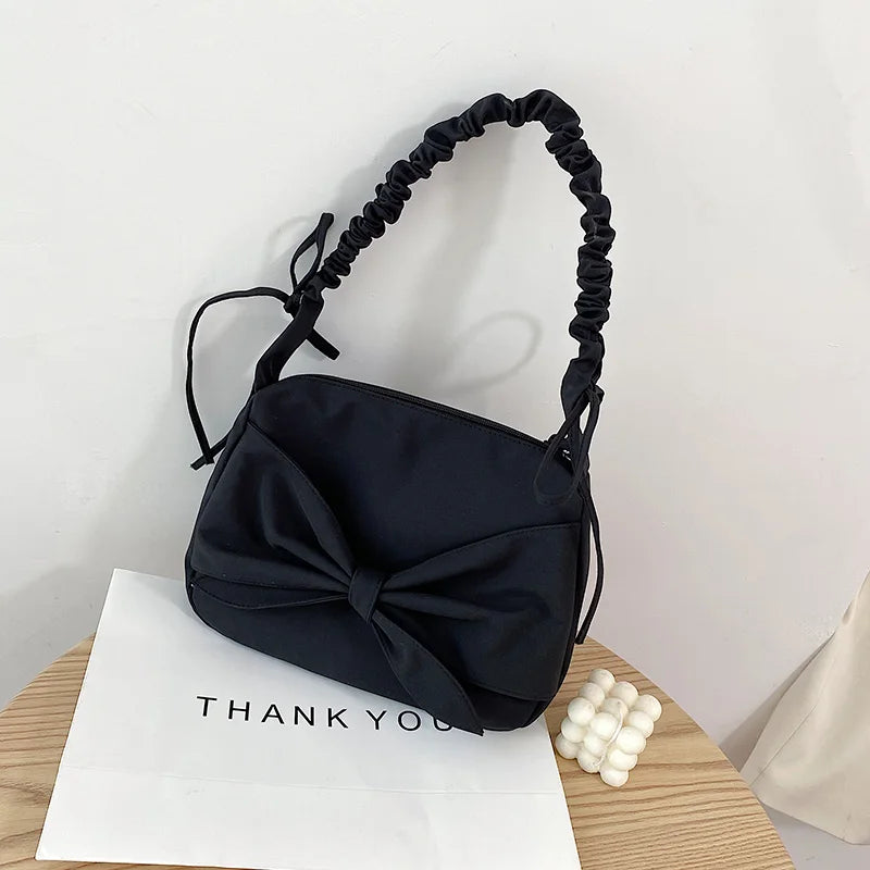Bow Crossbody Bag for Women Adjustable Strap