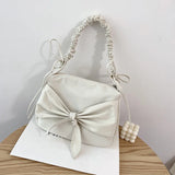 Bow Crossbody Bag for Women Adjustable Strap