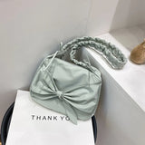 Bow Crossbody Bag for Women Adjustable Strap