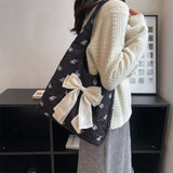 Sweet Flower Women Shopping Girl Soft Cotton Cloth Environmental Storage Handbag