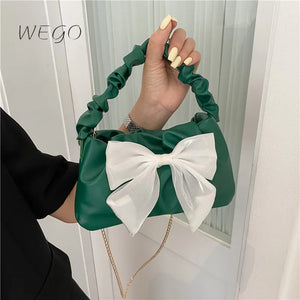Bowknot Bag Women's Small Square Bag