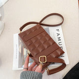 Small Crossbody Shoulder Bag for Women Casual Clutch PU Leather