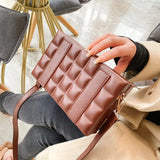 Small Crossbody Shoulder Bag for Women Casual Clutch PU Leather