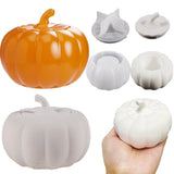 Halloween Pumpkin Jewelry Box Resin Mold with Lid
