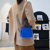 Leather Crossbody Bag Short Handle For Women Shoulder Bags