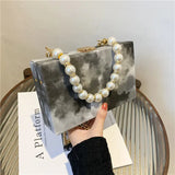 Women Tie-dyed Shoulder Bag Euro-America Style Handbag