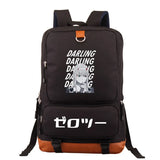 Zero Two Canvas Backpack Harajuku for Teens