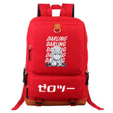 Zero Two Canvas Backpack Harajuku for Teens