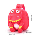 Kids Plush Dinosaur Backpack - Cute Cartoon Rucksack for School and Travel
