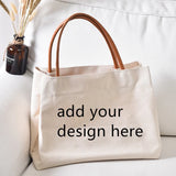 Custom Boy Mama Tote Bag Baby Shower Mom Canvas Beach Shopping Travel Lunch Bag