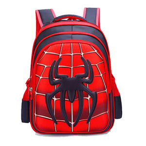 Boy Schoolbag Spider Captain Backpack Children Bagpack Kindergarten School Bag F