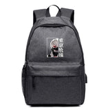 Tokyo Ghoul Anime Rucksack with USB Charging Backpack