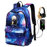 Tokyo Ghoul Anime Rucksack with USB Charging Backpack