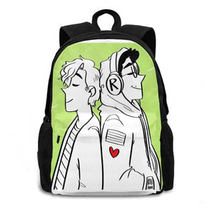 Boyf Riends School Bag Big Capacity Backpack Laptop 15 Inch Be More Chill