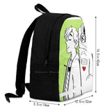 Boyf Riends School Bag Big Capacity Backpack Laptop 15 Inch Be More Chill