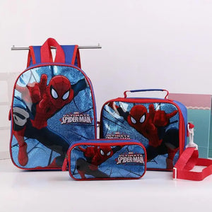 Boys School Bag + Lunch Box + Pencil