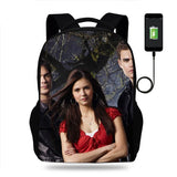 Students Backpack for Boys and Girls with USB