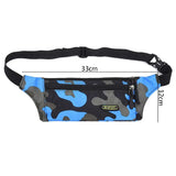 Kids Camo Fanny Pack Travel Bum Bag Waterproof Money Waist Belt