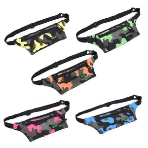 Kids Camo Fanny Pack Travel Bum Bag Waist Belt