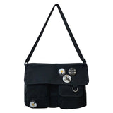 Large Capacity Canvas Cross Body Shoulder Bag