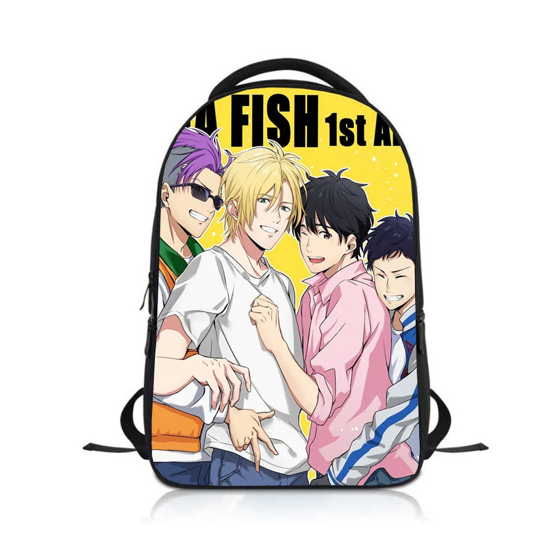 Anime BANANA FISH Kids Backpack School Bag