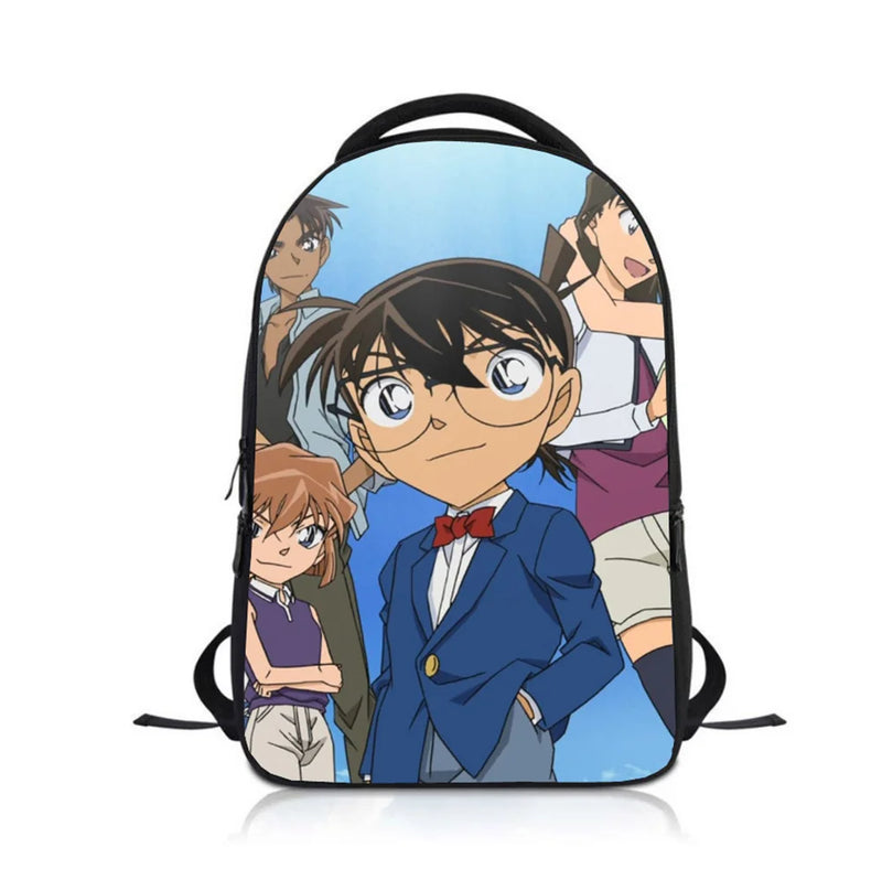 Anime Detective Conan Kids Backpack School Bag Children Knapsack