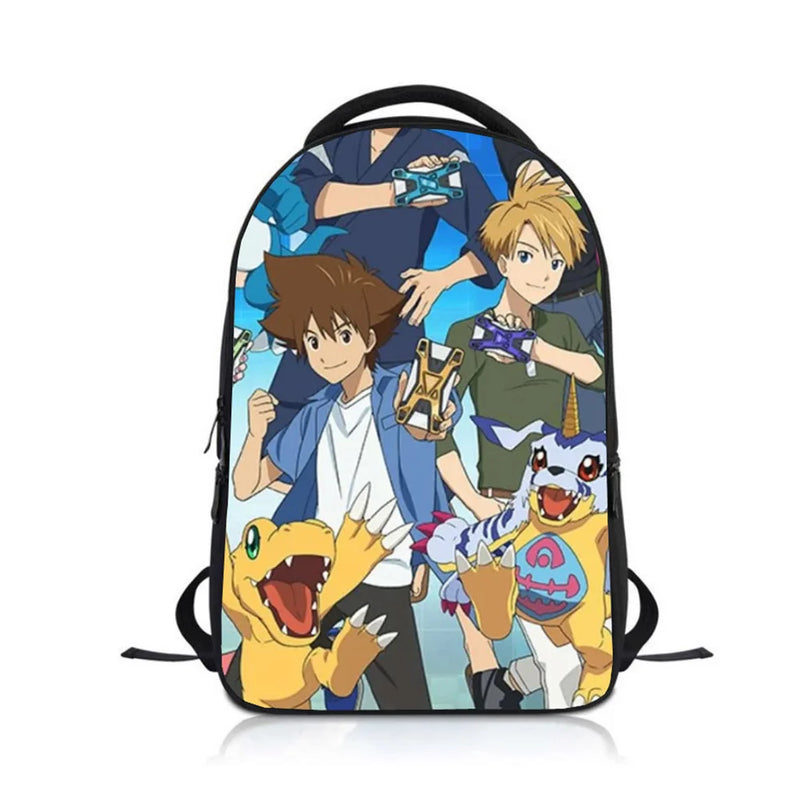 Anime Digimon Adventure Kids School Bag Kindergarten Bookbag