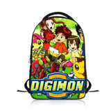 Anime Digimon Adventure Kids School Bag Kindergarten Bookbag