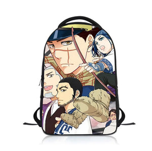 Anime Golden Kamuy Kindergarten Bookbag School Bag Children Backpack