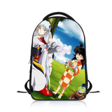 Anime Inuyasha Kids School Backpack Children Rucksack