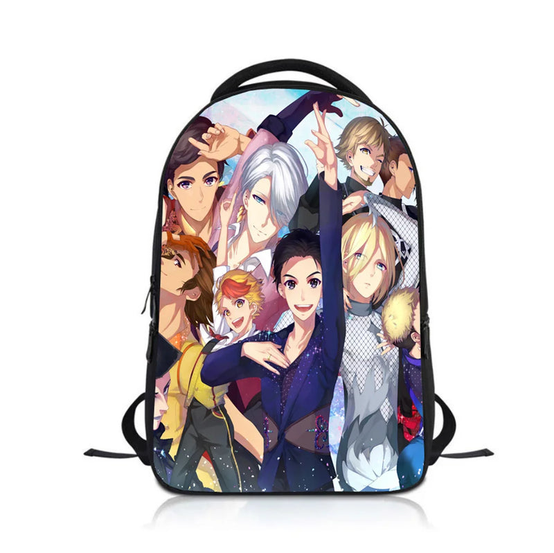 YURI!!! on ICE Kids Backpack Anime School Bag