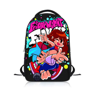 Kids Rucksack Friday Night Funkin Backpack School Bag Children Cartoon Knapsack