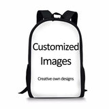 Cartoon Cat Printed School Bags for Boys and Girls