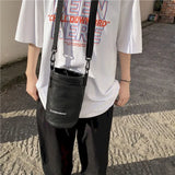 Cylindrical Shoulder Bag Japanese Style Men's Small Messenger Bag